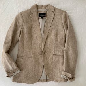 J. Crew retail linen Campbell blazer